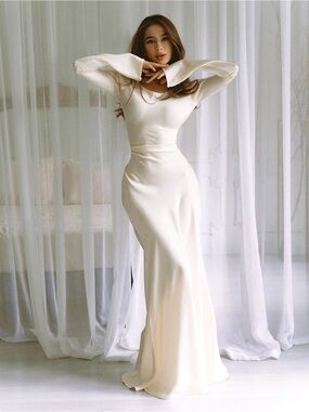 Marbl Gamine Long Sleeve Dress